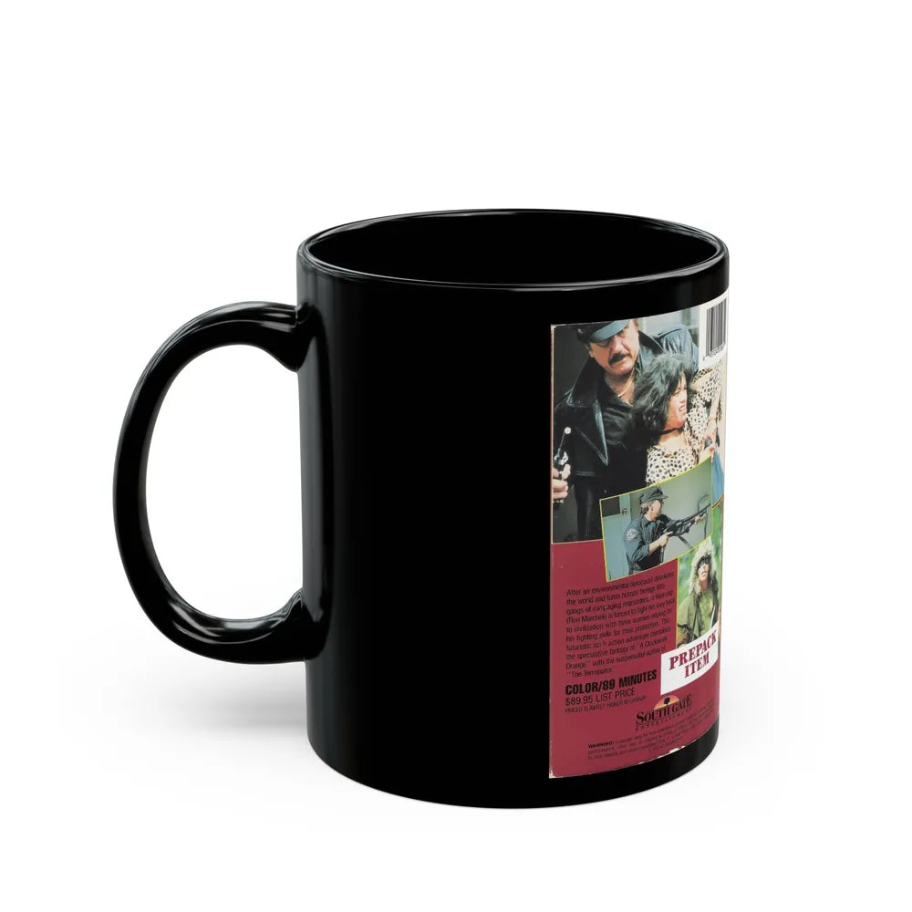 OMEGA COP (VHS COVER) - Black Coffee Mug-Go Mug Yourself