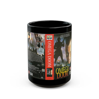 OMEGA DOOM (VHS COVER) - Black Coffee Mug-15oz-Go Mug Yourself