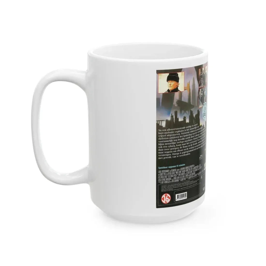 OMEGA DOOM (VHS COVER) - White Coffee Mug - Go Mug Yourself