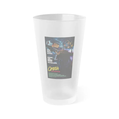 OMEGA SYNDROME 1986 Movie Poster - Frosted Pint Glass 16oz 16oz Frosted - Go Mug Yourself
