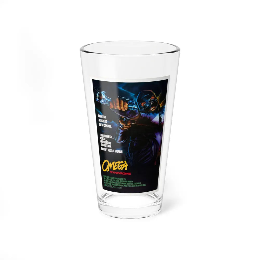 OMEGA SYNDROME 1986 Movie Poster - Pint Glass 16oz-16oz-Go Mug Yourself