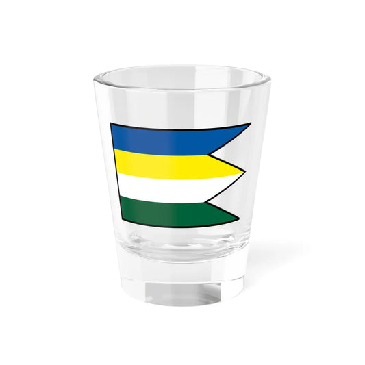 Omsenie Trencin Flag (Slovakia) Shot Glass 1.5oz 1.5oz - Go Mug Yourself