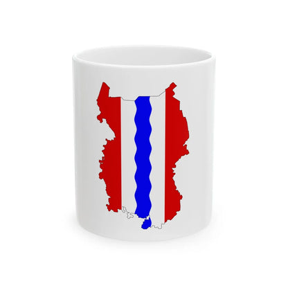 Omsk-obl-geo-stub (Russia) White Coffee Mug 11oz - Go Mug Yourself