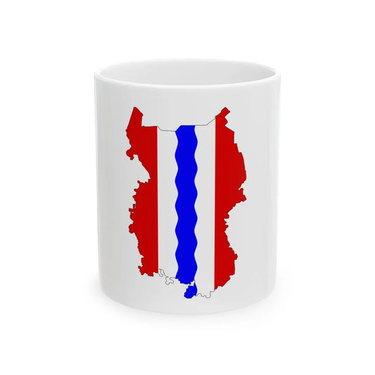 Omsk-obl-geo-stub (Russia) White Coffee Mug 11oz - Go Mug Yourself