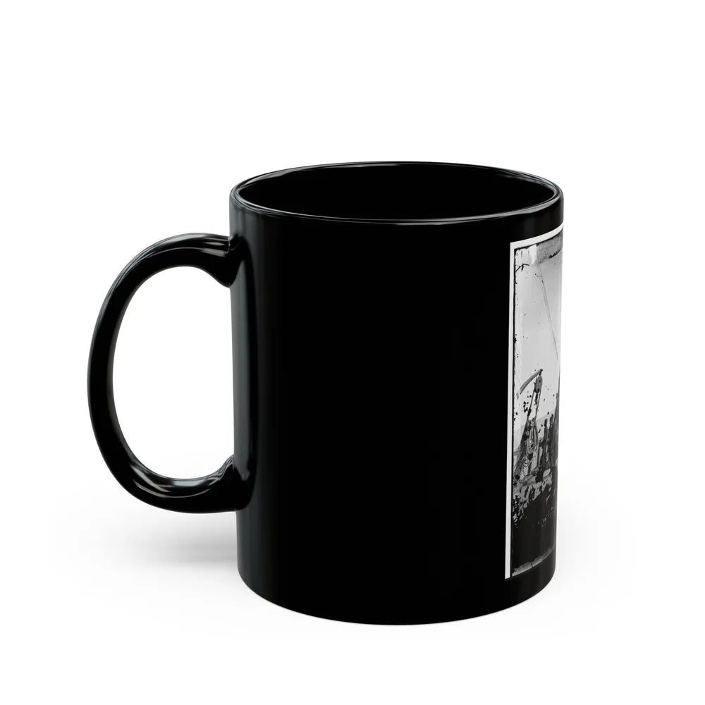 On Deck Of U.S.S. Arago, Off Charleston, Sc (U.S. Civil War) Black Coffee Mug-Go Mug Yourself