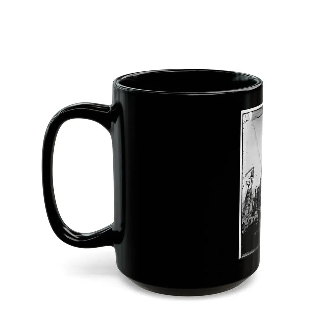 On Deck Of U.S.S. Arago, Off Charleston, Sc (U.S. Civil War) Black Coffee Mug - Go Mug Yourself