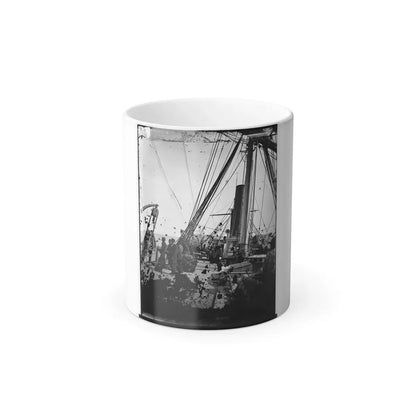 On Deck of U.S.S. Arago, Off Charleston, Sc (U.S. Civil War) Color Changing Coffee Mug 11oz Default Title 11oz - Go Mug Yourself