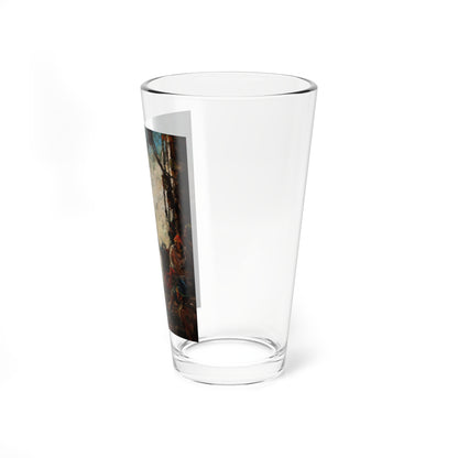 On Deck, Treasure Island interior illustration (Magazine Illustration) Pint Glass 16oz-Go Mug Yourself