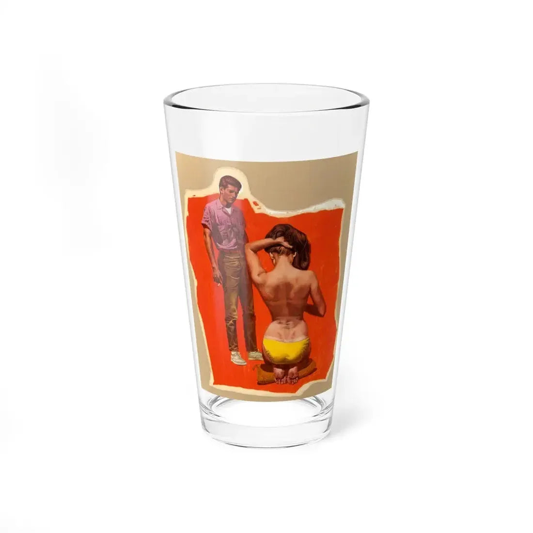 On Her Knees - Pint Glass 16oz 16oz - Go Mug Yourself
