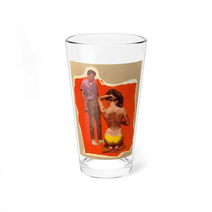 On Her Knees - Pint Glass 16oz 16oz - Go Mug Yourself