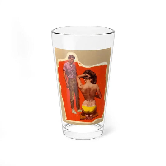 On Her Knees - Pint Glass 16oz 16oz - Go Mug Yourself
