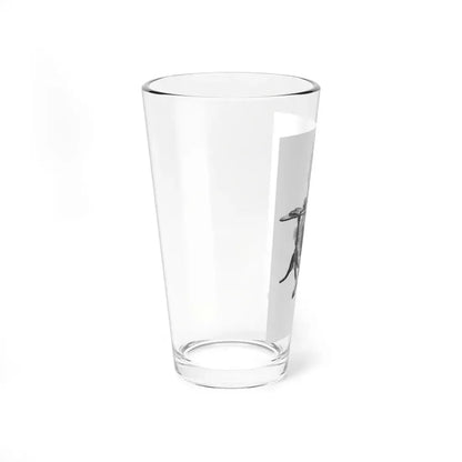 On Hold with Customer Service, 1943 (Magazine Illustration) Pint Glass 16oz - Go Mug Yourself