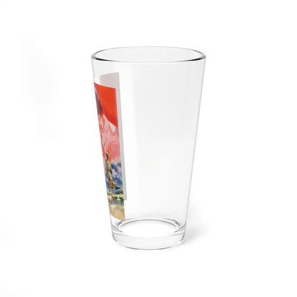 On the Beach, movie advertisement, 1959 (Magazine Illustration) Pint Glass 16oz-Go Mug Yourself