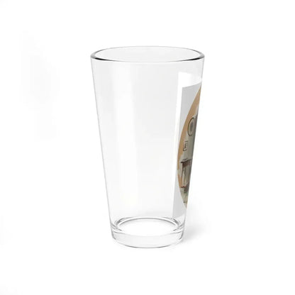 On the Phone, Harper's Bazar interior illustration, circa December 1919 (Magazine Illustration) Pint Glass 16oz - Go Mug Yourself