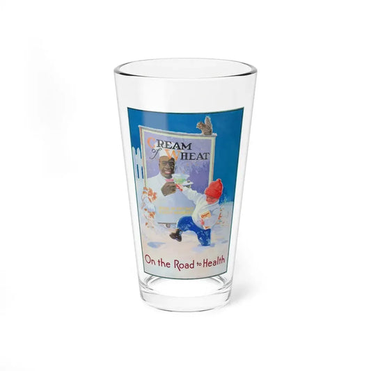 On the Road to Health, Cream of Wheat advertisement (Magazine Illustration) Pint Glass 16oz 16oz - Go Mug Yourself