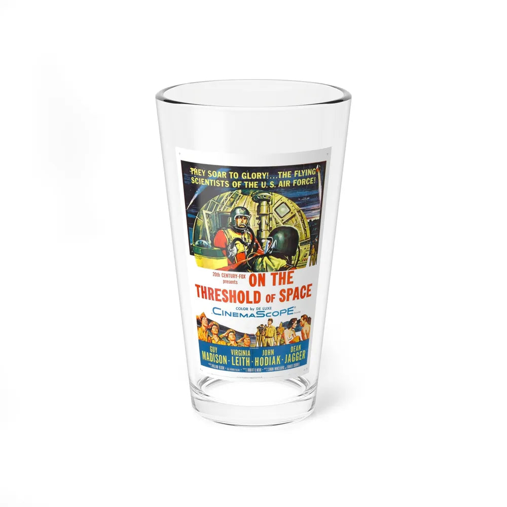 ON THE THRESHOLD OF SPACE 1956 Movie Poster - Pint Glass 16oz-16oz-Go Mug Yourself