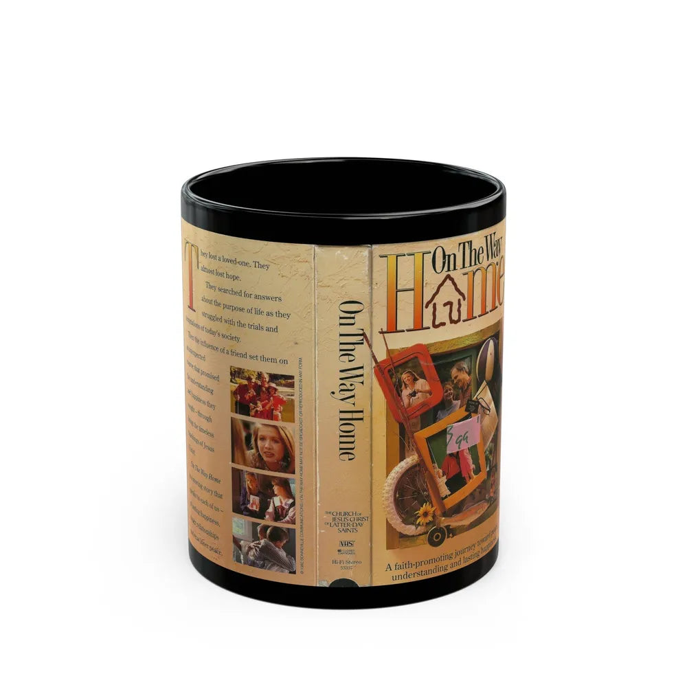 ON THE WAY HOME (VHS COVER) - Black Coffee Mug-11oz-Go Mug Yourself