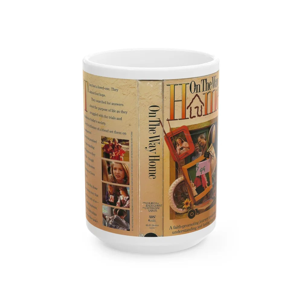 ON THE WAY HOME (VHS COVER) - White Coffee Mug-15oz-Go Mug Yourself