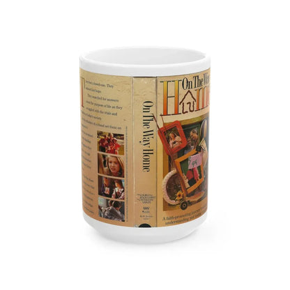 ON THE WAY HOME (VHS COVER) - White Coffee Mug 15oz - Go Mug Yourself