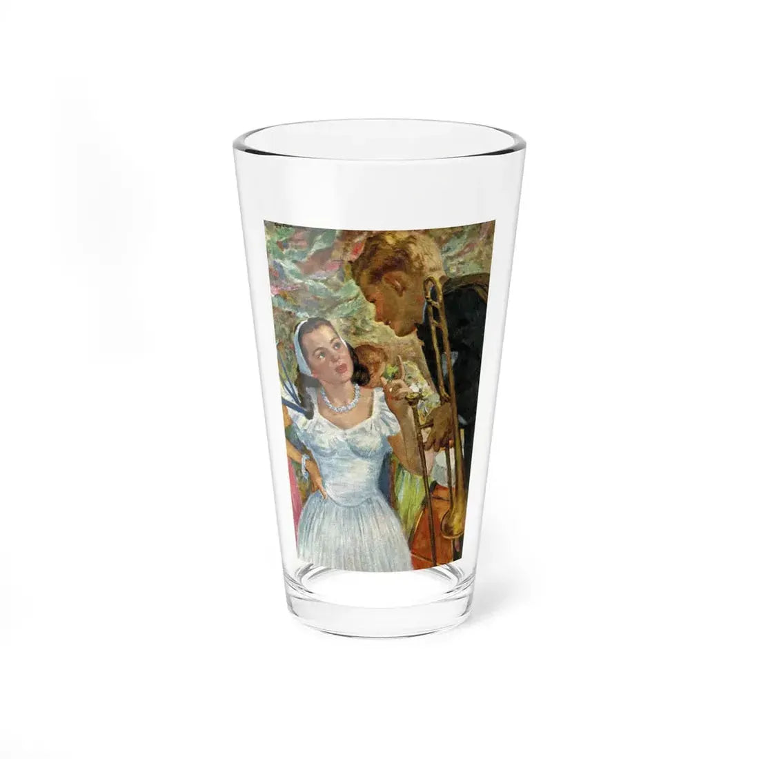 On the way, Somewhat, Good Housekeeping, August 1944 (Magazine Illustration) Pint Glass 16oz 16oz - Go Mug Yourself