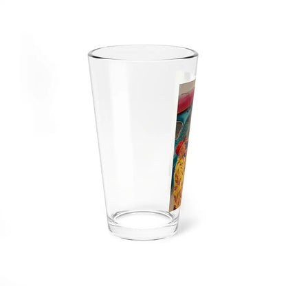 On Vacation, c. 1951 (Magazine Illustration) Pint Glass 16oz-Go Mug Yourself