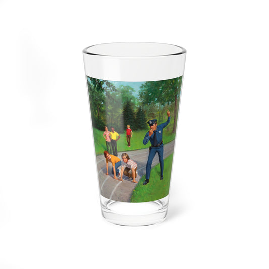 On Your Mark! - Pint Glass 16oz-16oz-Go Mug Yourself