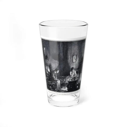 Once At Pluma Gogg's (1), Woman's Home Companion, November 1924 (Magazine Illustration) Pint Glass 16oz 16oz - Go Mug Yourself