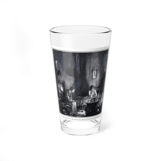 Once At Pluma Gogg's (1), Woman's Home Companion, November 1924 (Magazine Illustration) Pint Glass 16oz 16oz - Go Mug Yourself