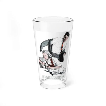 Once Before in the Moonlight (Pt. 2-2), Redbook, July 1948 (Magazine Illustration) Pint Glass 16oz 16oz - Go Mug Yourself