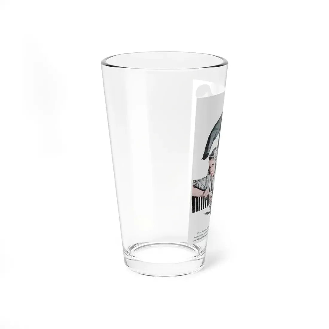 Once Before in the Moonlight (Pt. 2-2), Redbook, July 1948 (Magazine Illustration) Pint Glass 16oz - Go Mug Yourself