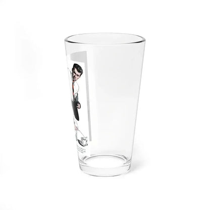 Once Before in the Moonlight (Pt. 2-2), Redbook, July 1948 (Magazine Illustration) Pint Glass 16oz - Go Mug Yourself