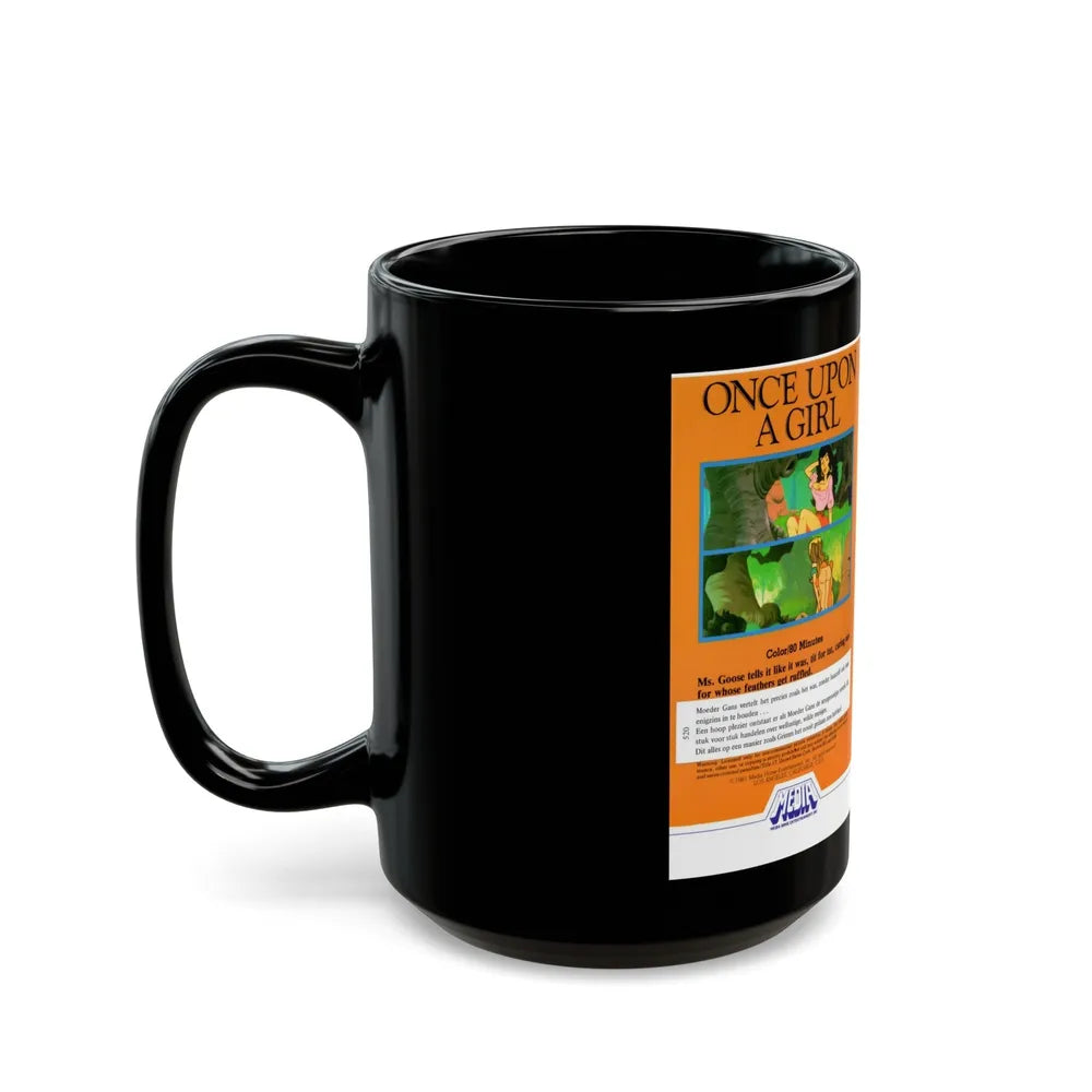 ONCE UPON A GIRL (VHS COVER) - Black Coffee Mug-Go Mug Yourself