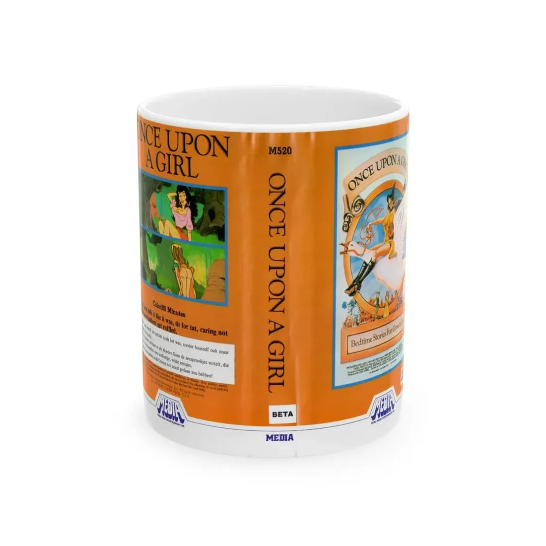 ONCE UPON A GIRL (VHS COVER) - White Coffee Mug 11oz - Go Mug Yourself