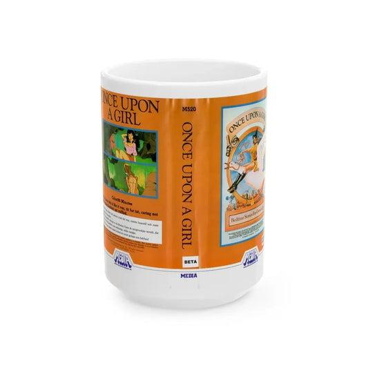 ONCE UPON A GIRL (VHS COVER) - White Coffee Mug 15oz - Go Mug Yourself
