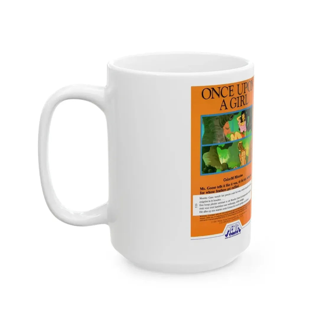 ONCE UPON A GIRL (VHS COVER) - White Coffee Mug - Go Mug Yourself