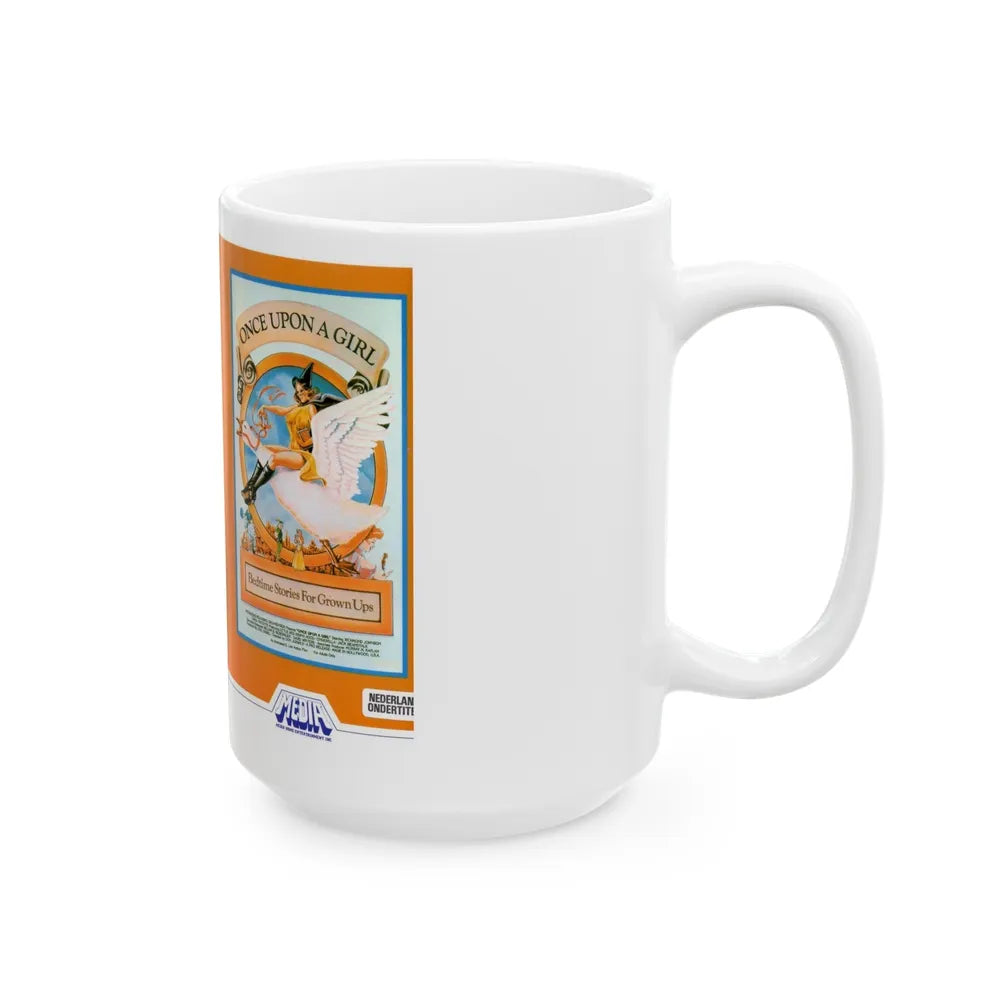 ONCE UPON A GIRL (VHS COVER) - White Coffee Mug-Go Mug Yourself