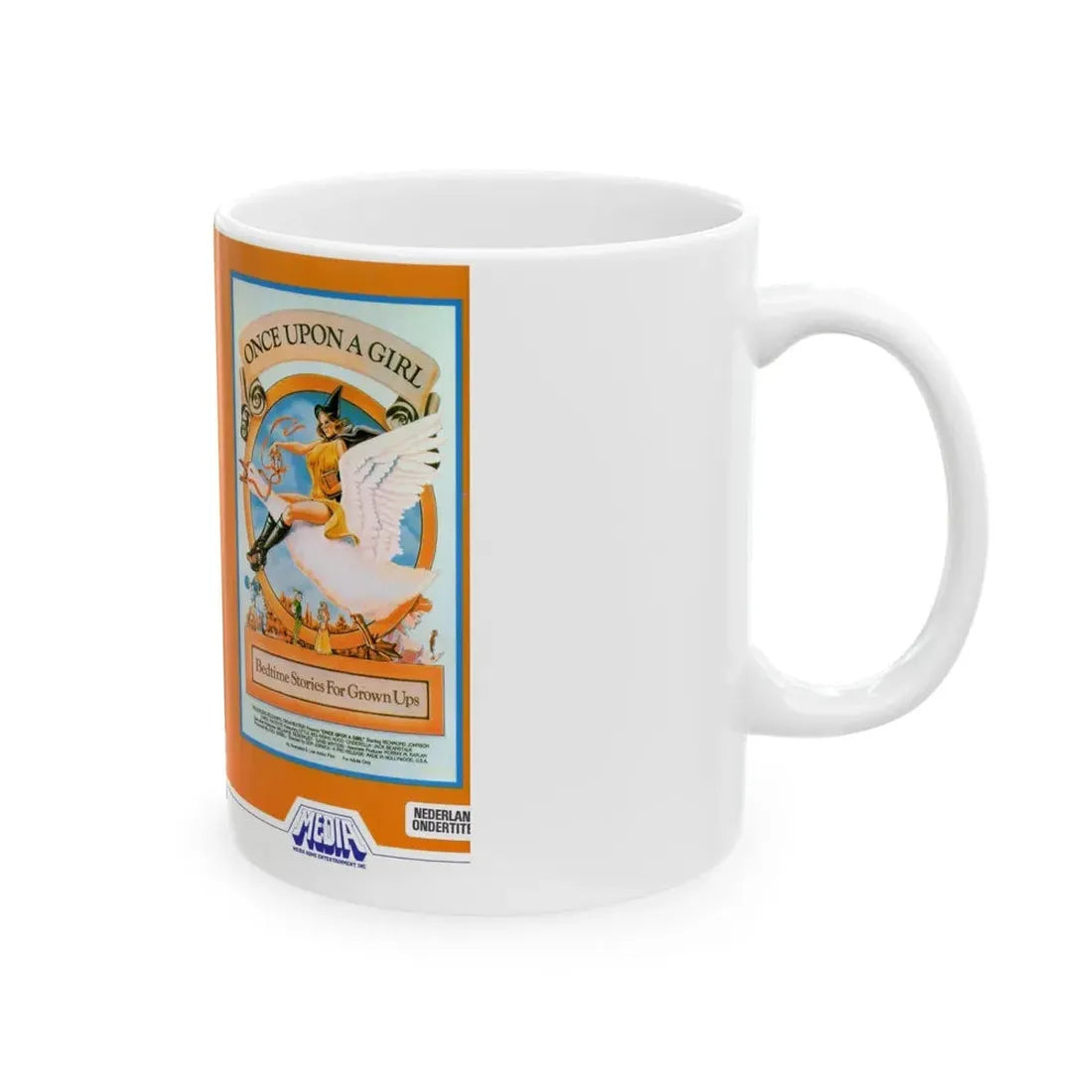 ONCE UPON A GIRL (VHS COVER) - White Coffee Mug - Go Mug Yourself