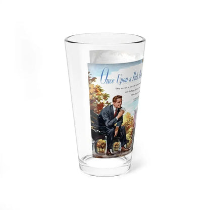 Once Upon a Park Bench, Redbook, September 1950 (Magazine Illustration) Pint Glass 16oz - Go Mug Yourself