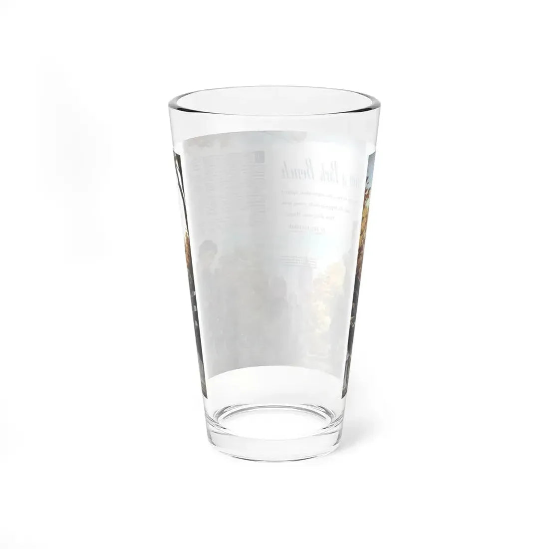 Once Upon a Park Bench, Redbook, September 1950 (Magazine Illustration) Pint Glass 16oz - Go Mug Yourself