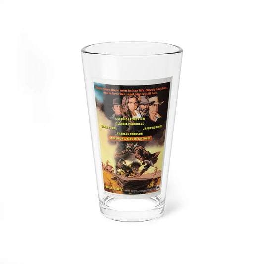 ONCE UPON A TIME IN THE WEST 1968 Movie Poster - Pint Glass 16oz-16oz-Go Mug Yourself