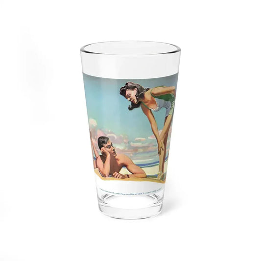 Once Upon a Week-End, Liberty, September 18, 1943 (Magazine Illustration) Pint Glass 16oz 16oz - Go Mug Yourself