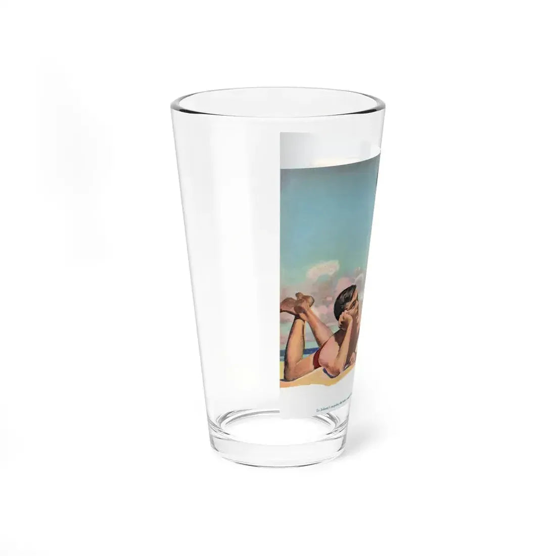 Once Upon a Week-End, Liberty, September 18, 1943 (Magazine Illustration) Pint Glass 16oz - Go Mug Yourself