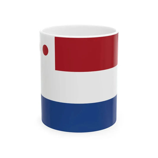 Onderscheidingsvlag Gouverneur Nederlands-Indie 1928-1949 (Netherlands) White Coffee Mug 11oz - Go Mug Yourself