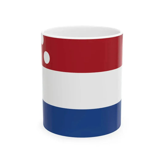 Onderscheidingsvlag Gouverneur overzees gebiedsdeel 1954-1966 (Netherlands) White Coffee Mug 11oz - Go Mug Yourself