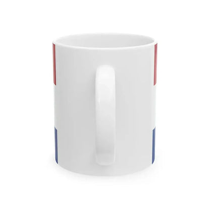 Onderscheidingsvlag Gouverneur overzees gebiedsdeel 1954-1966 (Netherlands) White Coffee Mug - Go Mug Yourself