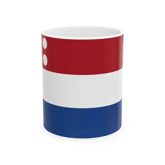 Onderscheidingsvlag Luitenant-admiraal 1816 (Netherlands) White Coffee Mug 11oz - Go Mug Yourself