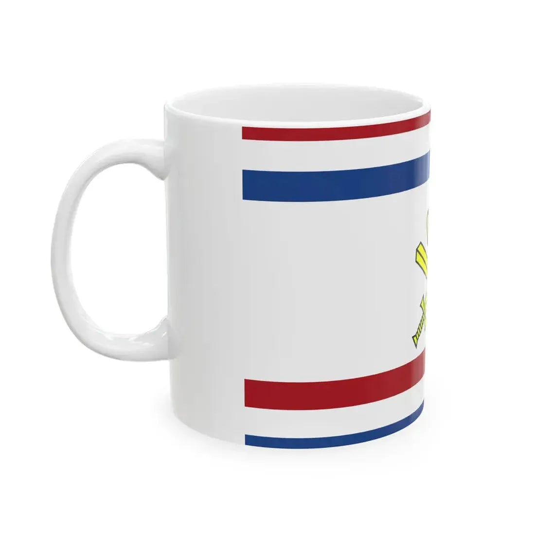 Onderscheidingsvlag Minister van Defensie 2023 (Netherlands) White Coffee Mug - Go Mug Yourself