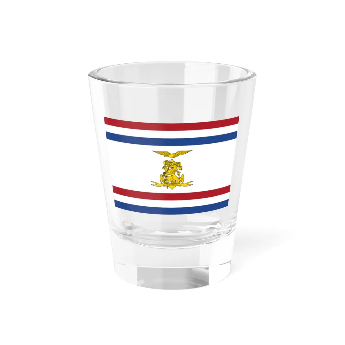Onderscheidingsvlag Minister van Defensie Nederland (Netherlands) Shot Glass 1.5oz 1.5oz - Go Mug Yourself