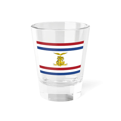 Onderscheidingsvlag Minister van Defensie Nederland (Netherlands) Shot Glass 1.5oz 1.5oz - Go Mug Yourself