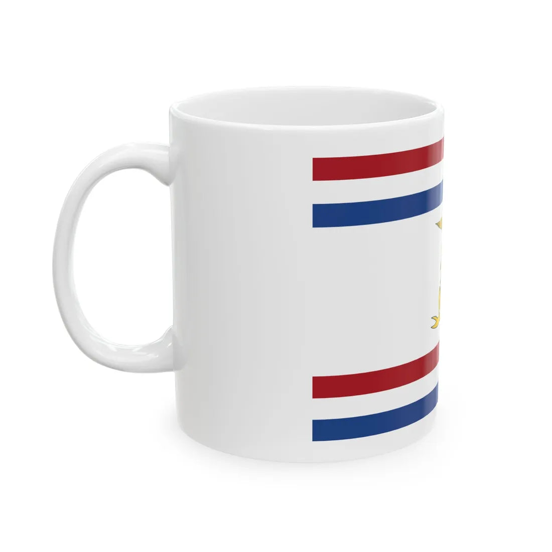 Onderscheidingsvlag Minister van Defensie Nederland (Netherlands) White Coffee Mug - Go Mug Yourself